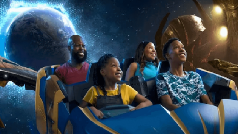 Atração no Epcot: Guardians of the Galaxy