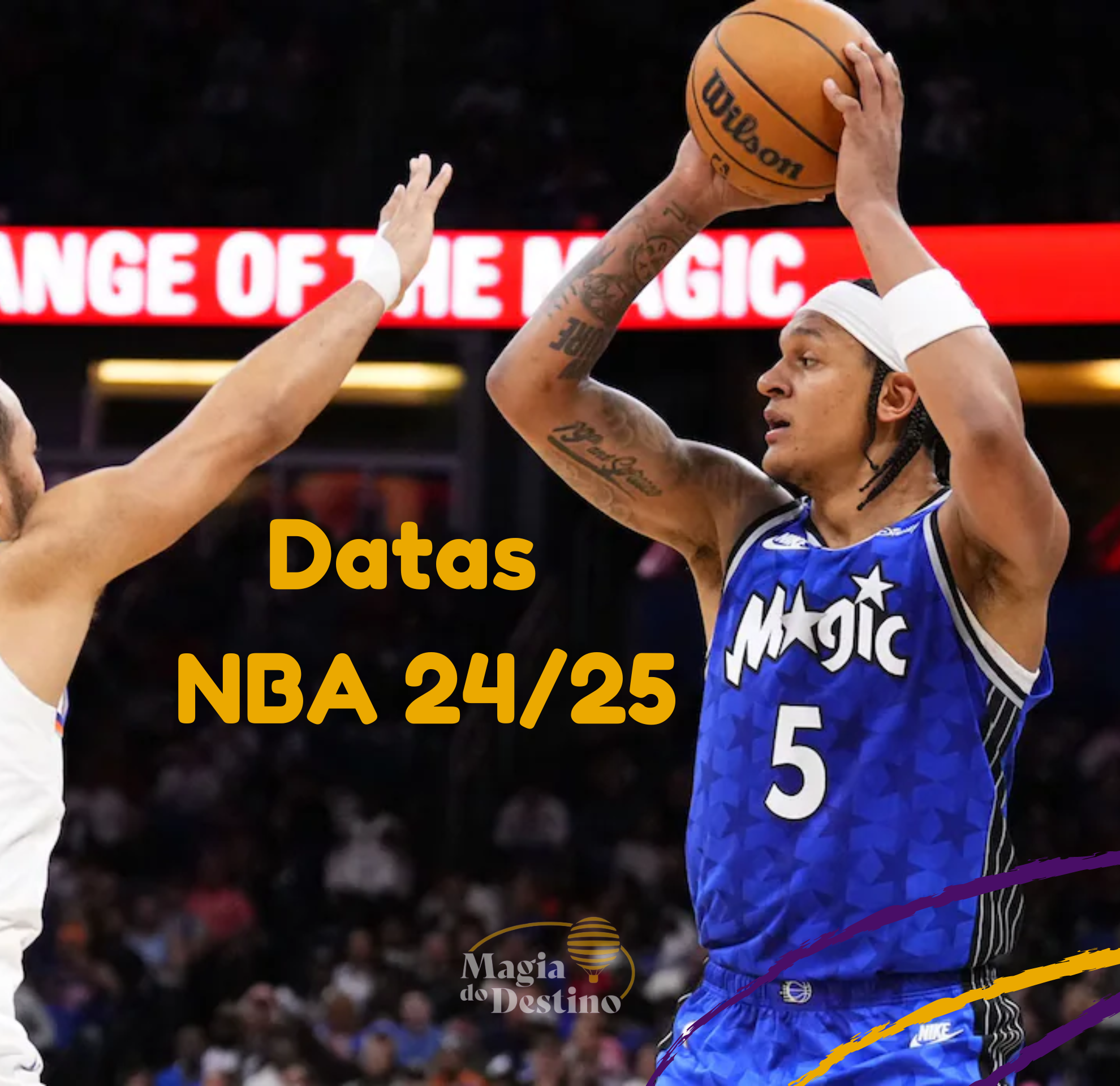 Datas dos jogos da NBA 2024-2025 para o seu roteiro