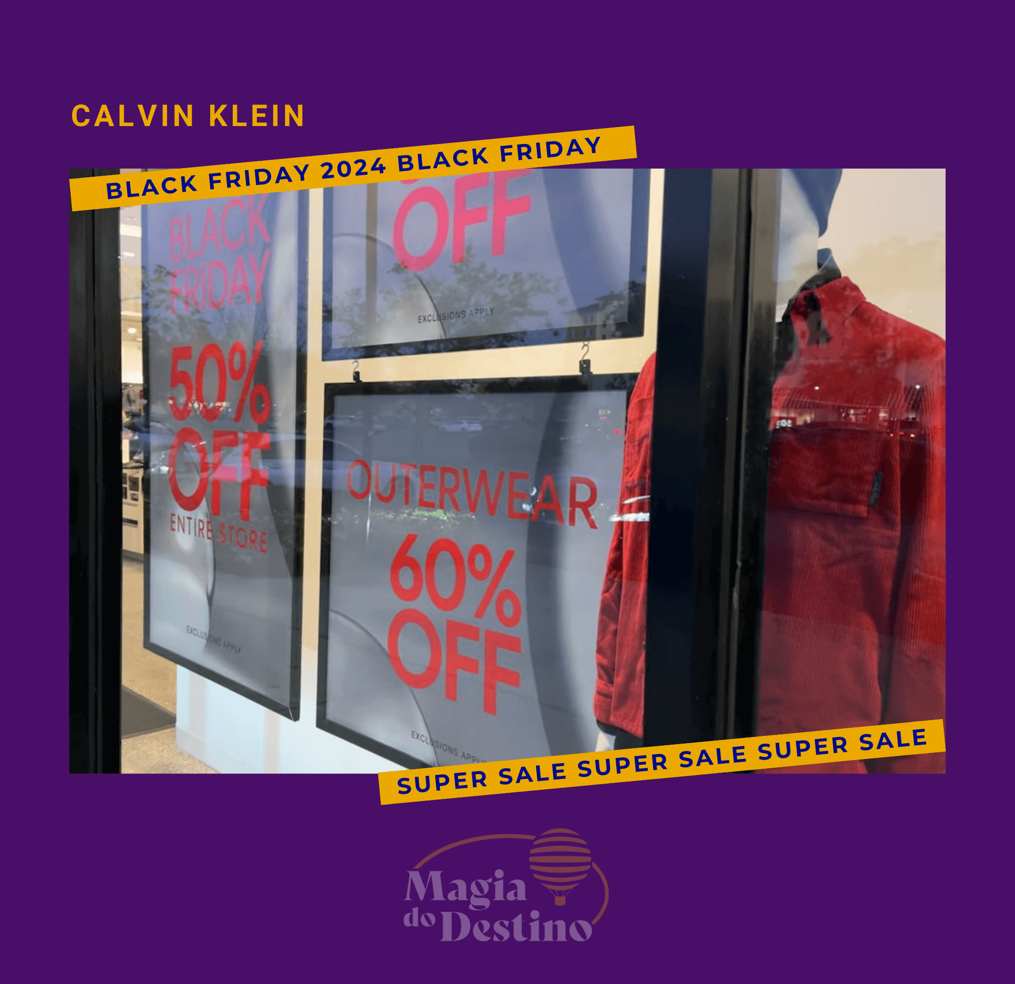 Calvin Klein black friday 2024
