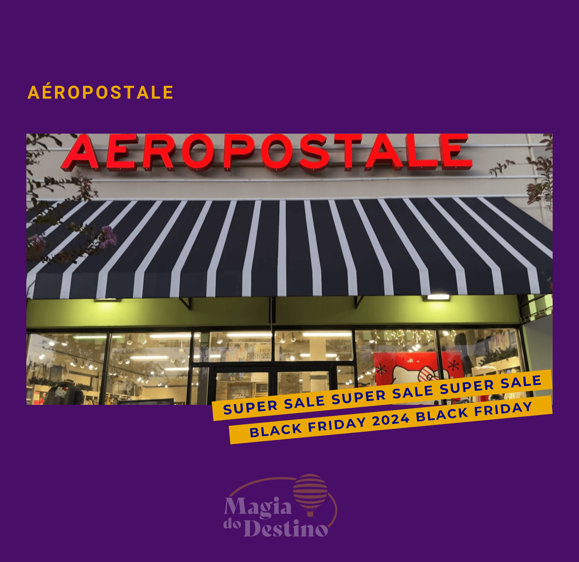 Aéropostale black friday 2024