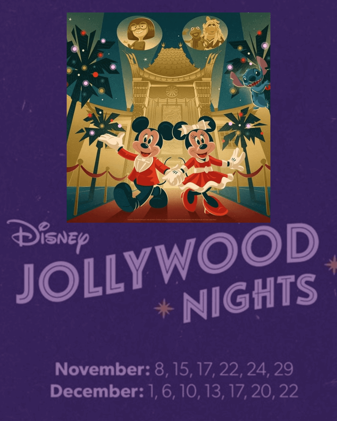 Jollywood Nights de 2025 terá encontro com personagens únicos na Disney